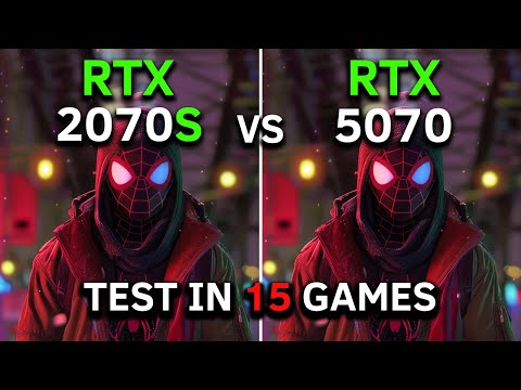 RTX 5070 vs RTX 2070 Super | Test in 15 Games at 1440p | RAY TRACING + DLSS | Worth The Upgrade 2025