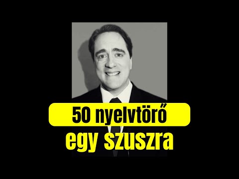 50 nyelvtörő egy szuszra – színészi kihívás | Sövegjártó Áron | VERSmindenÁRON