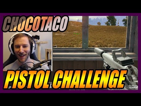 CHOCOTACO PISTOL ONLY CHALLENGE  | PUBG | SEPTEMBER 24, 2018