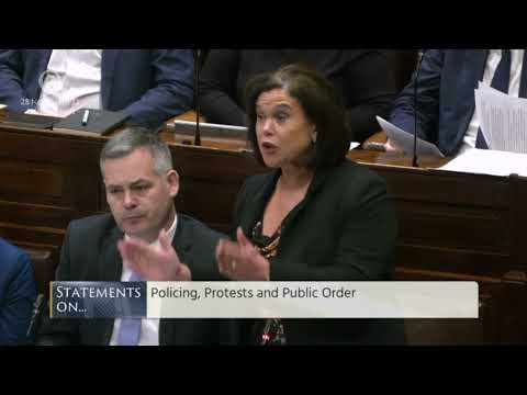 Mary Lou McDonald TD powerful speech on collapse of public safety under 12 years of Fine Gael