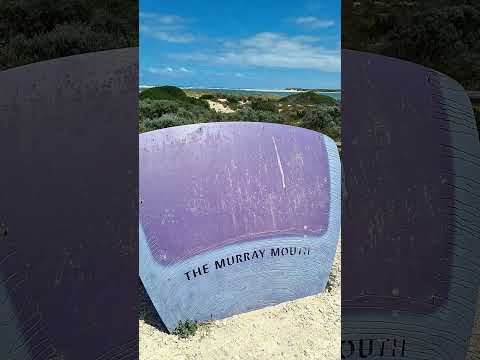 Iconic Murray mouth, Hindmarsh Island, South Australia