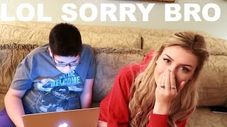 LITTLE BROTHER READS MY HATE COMMENTS