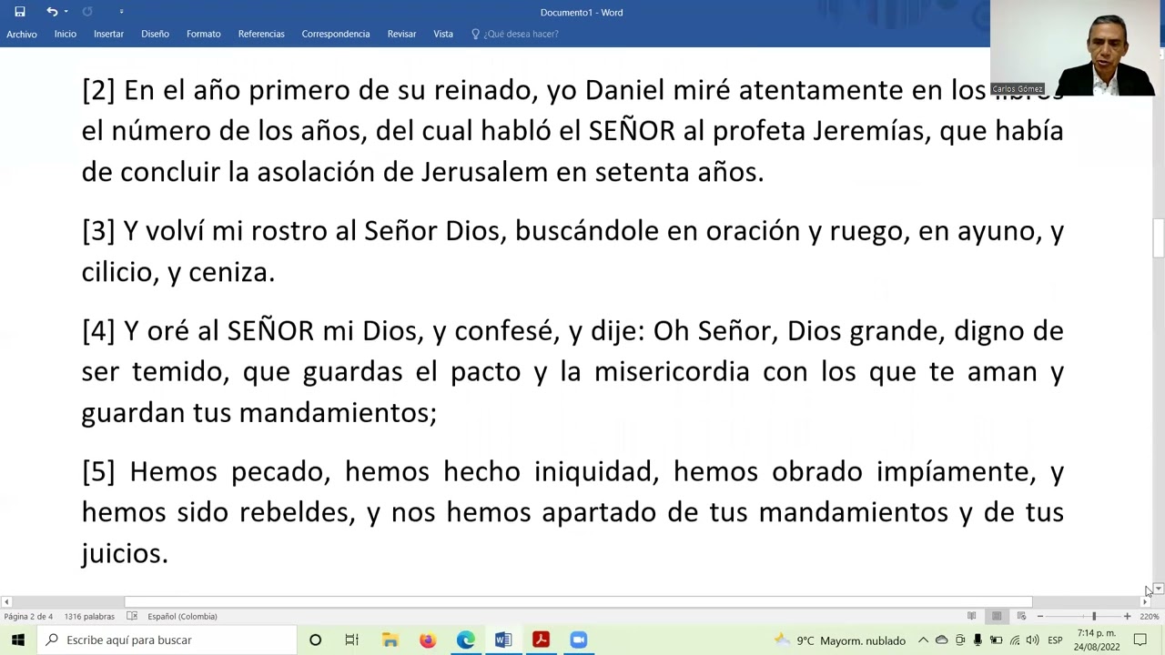 Jesús ordena el inicio del Juicio Investigador