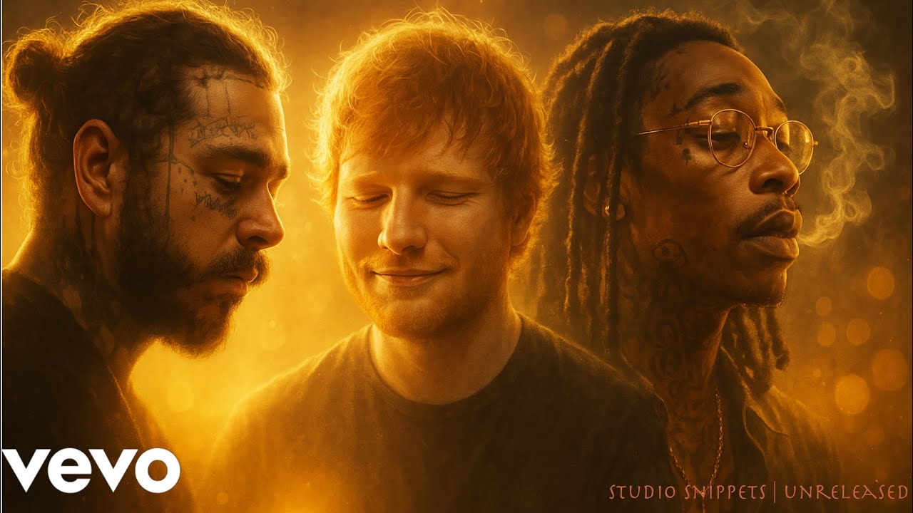 Post Malone ft. Ed Sheeran & Wiz Khalifa –  Gold In The Air ☀️ –  | Feel-Good Pop Rap (Lyrics Video)