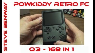 PowKiddy Retro FC Q3 168 in 1 -  System Review