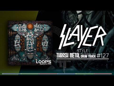 Thrash Metal Drum Track / Slayer Style / 105 bpm