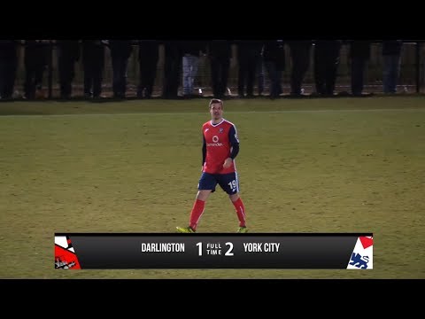 Darlington 1-2 York City - Vanarama National League North - 2017/18