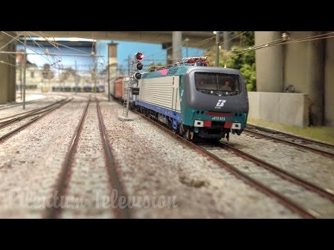 Trem de alta velocidade Frecciarossa - Cab Ride Layout Tour Miniatur Wunderland