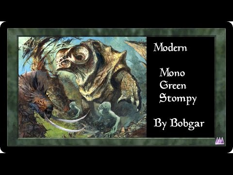 MTG 10 Tix Modern Round 2 Stompy vs Burn