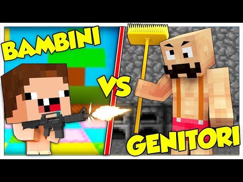 BAMBINI CONTRO GENITORI! - Minecraft ITA