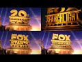 Bylineless 20th Century Fox Logos Quadparison
