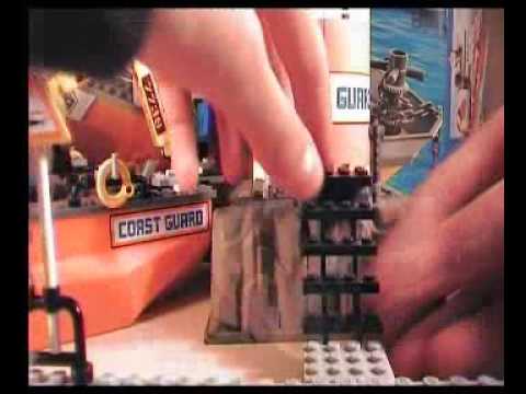 Lego city coast guard patrol boat + tower 7739