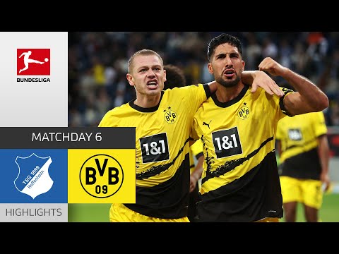 Resumen de Hoffenheim vs B. Dortmund Matchday 6