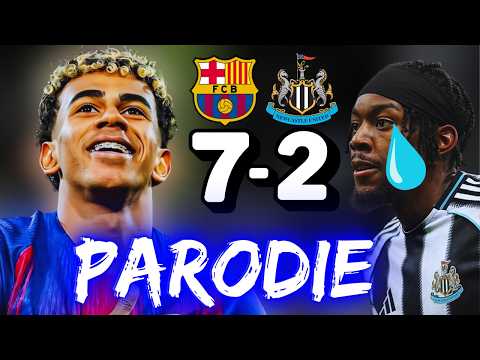 ♫ Barcelone 7-2 Newcastle | Parodie Ligue des Champions ♫
