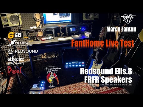 FantHome Live Test - Red Sound Elis.8 - FRFR Speaker test - Fractal FM3