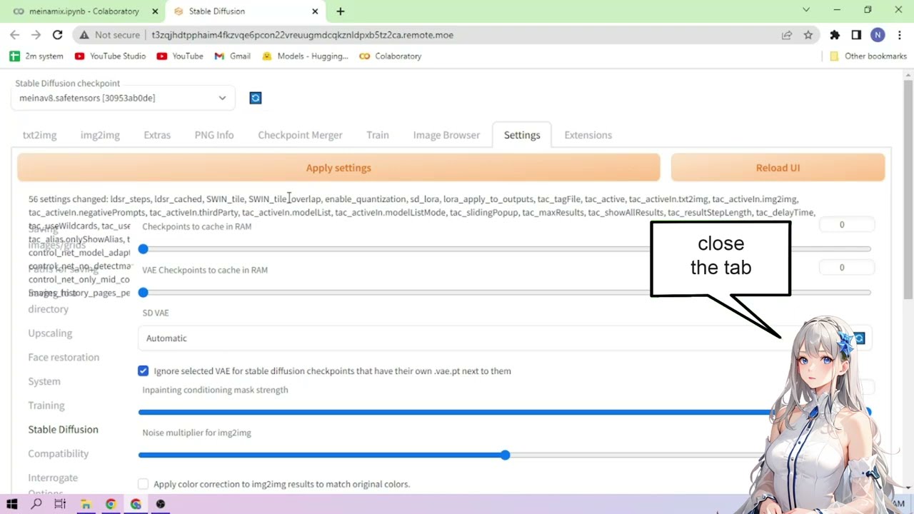 How to enable quantization in K samplers for sharper and cleaner results option in Stable Diffusion