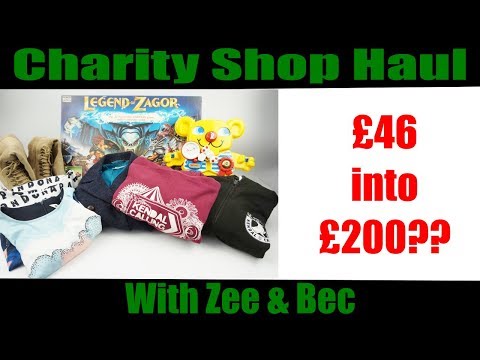 Charity Shop Haul To Sell On eBay! Spent £46 To Turnover £200!?