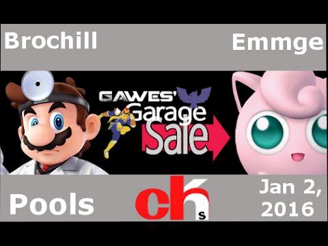 GAwes Garage Tourney - Pools: Brochill (C. Falcon) vs Emmge (Jiggs)