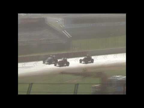 Premier Speedway Wingless Sprint crash
