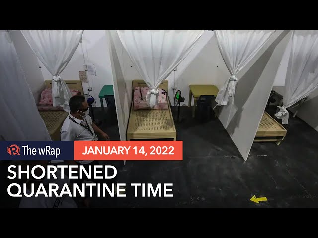 Philippines shortens quarantine, isolation time for fully vaccinated