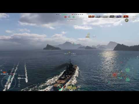 World of Warships Gibraltar triple kills