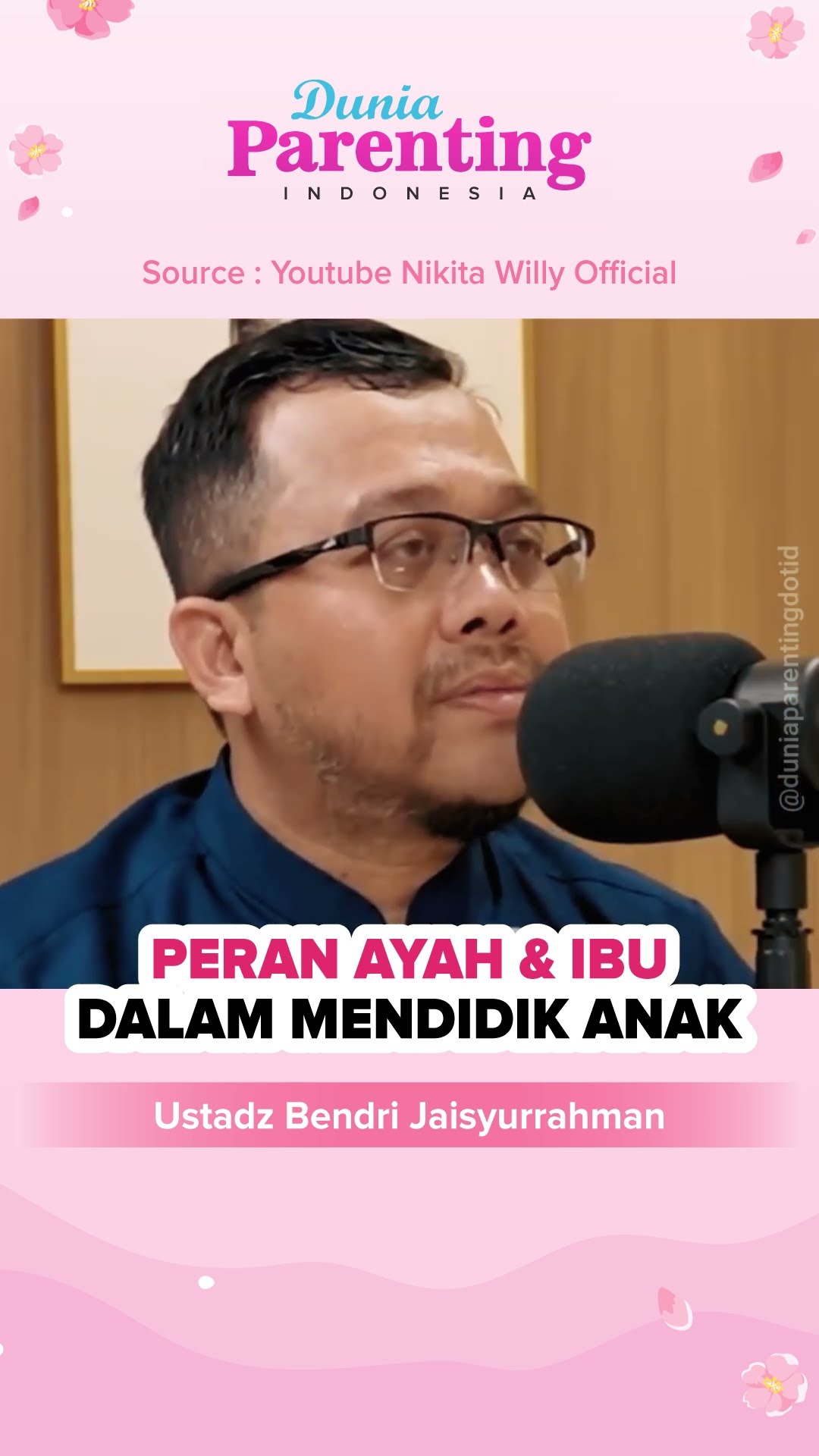 Belajar dari Ustadz Bendri Jaisyurrahman tentang pentingnya peran ayah dan ibu dalam mendidik anak. Yuk, jadi orang tua...