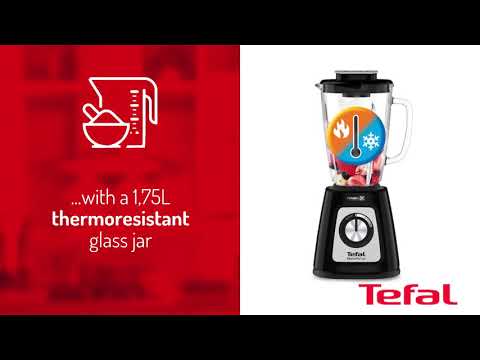 Kokteilinė Tefal BL 4358, 1,25 l, 800 W, Juodas video