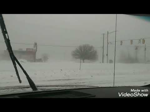 12/23/22 - Blizzard hitting South Haven, Michigan area