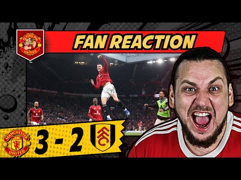 EPIC Sesko Late Winner! Manchester United 3-2 Fulham Fan Reaction