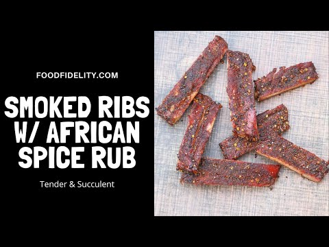 How To Make Smoked Ribs with A Dry Spice Rub - Food Fidelity