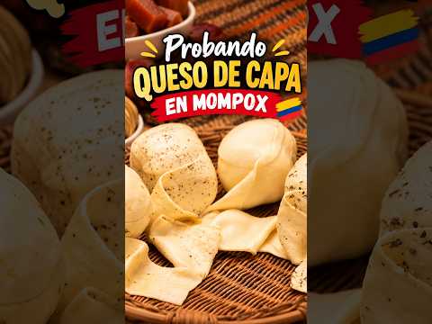 Probando Queso de Capa en Mompox 🧀🇨🇴 | Comida Típica de Colombia | Guia Por Colombia