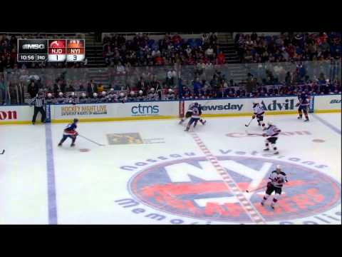 Marek Zidlicky PPG Feb 16 2013 NJ Devils vs NY Islanders NHL Hockey goal