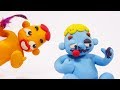 Funny Trup Trolls Oba With Ink Stop Motion Cartoon Video For Kid