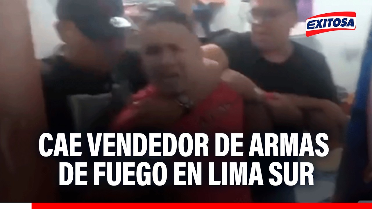 🔴🔵 PNP detiene a sujeto que vendía armas de fuego a bandas criminales en Lima Sur