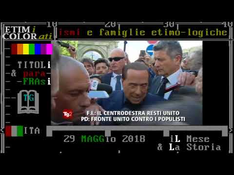 TITOLi TG2-giorno 29 maggio 2018 - marteDì