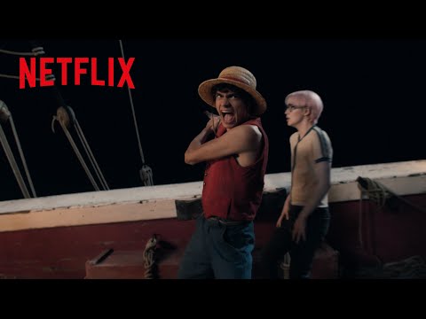 実写版「ゴムゴムの銃(ピストル)」炸裂🤜💥 | ONE PIECE | Netflix Japan