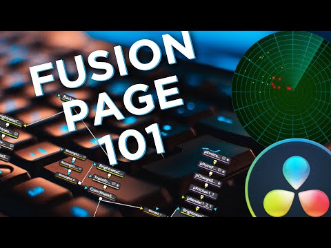 DaVinci Resolve 17 FUSION PAGE -  Introduction for Beginners