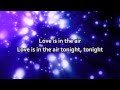 The Afters - Love is in the Air - Lyrics