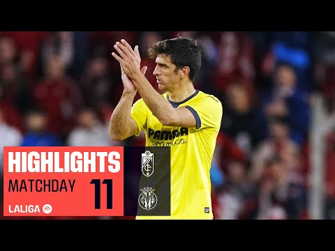 Resumen de Granada vs Villarreal Matchday 11