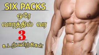 SIX-PACK HOME WORKOUT FOR BEGINNERS IN TAMIL || HOW TO GET SIX-PACKS TAMIL