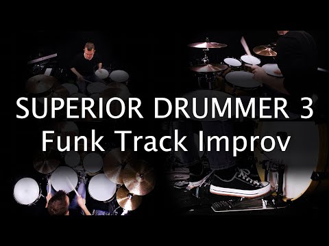 Luke Oswald | Funk Track Improv | Superior Drummer 3 - Core Library | Jobeky E-Drums