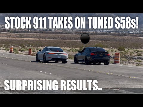 RACE: 2026 Porsche 911 Carrera S vs BMW M3 & M4 | + Bonus Runs