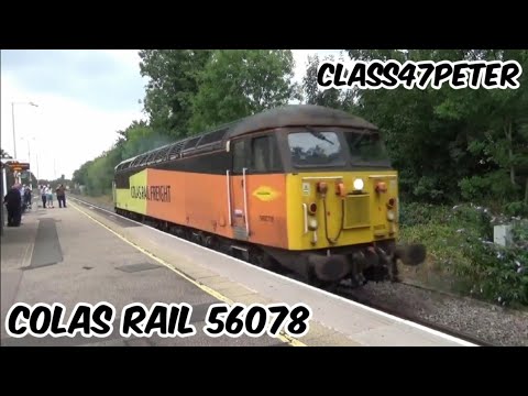 Colas Rail 56078 Passing Water Orton Light Engine, 16/8/22
