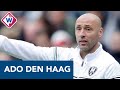 ADO-trainer Rankovic is tevreden over de wedstrijd tegen Feyenoord - OMROEP WEST SPORT