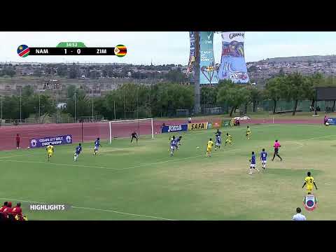 CAF COSAFA u17 AFCON Qualifiers 2024 - Namibia vs Zimbabwe