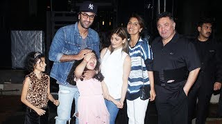 Ranbir Kapoor Snapped On A Dinner Date With Full Family