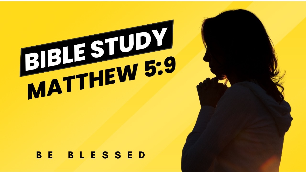 How to Be a Peacemaker in a Divided World | Matthew 5 9 Explained