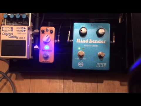 Vibrato Pedal Shootout: BBE Mind Bender vs Mooer Soul Shiver.