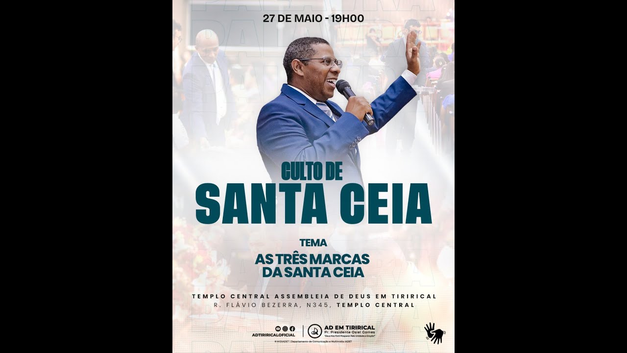 As Três Marcas da Santa Ceia - Pr. Osiel Gomes