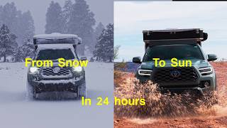 Epic AZ Adventure: 2 Ft of Snow in Flagstaff to Paddle Boarding at Lake Pleasant